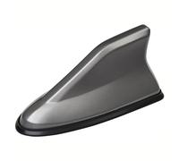 INTCHE Antenne Voiture pour Nissan X-Trail Tiida Niss Livina March Juke Qashqai J11 J10, Antenne Requin Signal Amélioré Étanche et Anti-poussière Voiture Accessoires,Gray