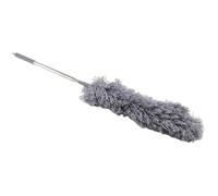 INTCHE Brosse de Nettoyage de GouttièRe Outil de Toiture avec Mât TéLescopique Extensible 8,2 Pieds Outil de Nettoyage de Easy Remove Leave, Gris