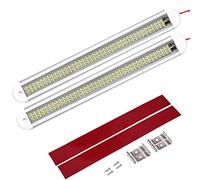 Intckwan 2 Pcs Barre Led 12v, Lampe Voiture Intérieur Eclairage Plafonnier Led 12v Avec Switch