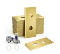 Intckwan 36 Lames de Rechange pour Mammotion Luba, Luba 2, Luba 3, Yuka, Luba Mini & Yuka Mini, Lames en Acier Inoxydable Revêtu de Titane 0,9 mm avec Vis, Rondelles, Boîte de Rangement