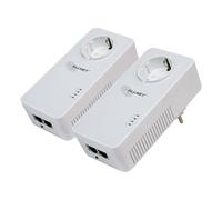 INTD ALLNET Powerline 1200Mbit 2er Bundle Bridge RJ45 HomePlugV2 SmartLink Passtrough ALL1681205v2