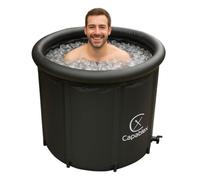 INTEC - Bain de Glace 420L Portable Ø85 x 75 cm - Bain Froid Sportif | Récupération Musculaire & Cryothérapie | Boost Immunité | Bain Froid Portable pour Athlètes