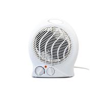 INTEC - Radiateur Chauffage Soufflant Électrique 2000W Portable Compact | 2 Modes Chaleur (1000W/2000W) & Ventilation Froid Été | Thermostat Réglable Idéal Salle de Bain Bureau