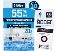 Integra Boost RH Lot de 20 contrôles d'humidité à 2 voies, 55 %, 4 g