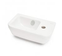 Integra Lave-mains 37x22 cm avec trou pour robinetterie sur la droite, Blanc (7091-003-0029)