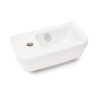 Intégra Lave-mains 37x22 cm, trou pour robinet à gauche, blanc (7090-003-0028)