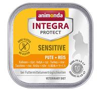 Integra Protect Sensitive pour chat d’animonda, nourriture de régime pour chat, nourriture humide en cas d’allergies alimentaires, pur dinde, 16 x 100 g