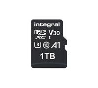 Integral 1TB microSD Card Haute Vitesse Carte Mémoire Vidéo 4K - Jusqu'à 100MB/s en Lecture et 50MB/s en écriture, UHS-I, U3, Classe 10, A1 app Performance - Smartphones, tablettes, Drones