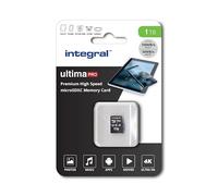 Integral Carte Mémoire 1TB Micro SDXC + Adaptateur SDHC/SDXC Premium Haute Vitesse jusqu'à 100MB/s Classe 10 V30 UHS-I U3