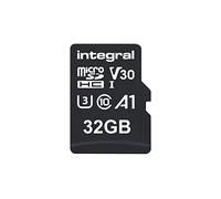 Integral 32GB Pack Double Cartes microSD Premium, vidéo 4K, 100MB/s Lecture, 30MB/s écriture, UHS-I, U3, V30, Classe 10, A1 - pour Smartphones, tablettes, Drones, Consoles de Jeux.