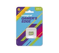 Integral 64GB Gamer's Edge Carte Micro SD pour la Nintendo Switch - Chargez et sauvegardez des Jeux Rapidement stockez des Jeux DLC et sauvegardez des données conçu pour la Nintendo Switch