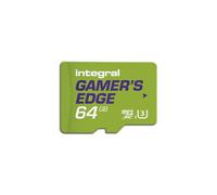 Integral 64GB Gamer's Edge Carte Micro SD pour la Nintendo Switch - Chargez et sauvegardez des Jeux Rapidement stockez des Jeux DLC et sauvegardez des données conçu pour la Nintendo Switch