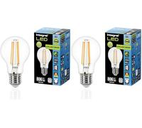 Integral Ampoule à Omni-filament E27 LED GLS non-dimmable à double capteur crépusculaire - Blanc chaud 2700K, 806lm, 7W (équivalent 60W) - Basse consommatiomn et idéale pour l'extérieur (Lot de 2)