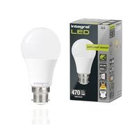 Integral Ampoule E27 LED GLS B22 non dimmable à double capteur crépusculaire - Blanc chaud 2700K, 470lm, 4,8W (équivalent 40W) - Ampoule exterieur basse consommation & idéale pour l'extérieur
