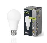 Integral Ampoule LED 2PK GLS E27 non-dimmable à double capteur de crépuscule - Blanc chaud 2700K, 806lm, 8W (équivalent 60W) - Basse consommation et idéale pour l'extérieur