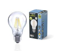 Integral Ampoule LED E27 GLS A60 Omni-filament Chaud 2700K, 806LM, 7.3W (équivalent à 60W) non dimmable - Paquet de 2 - Efficace en énergie, Pour les chambres, les couloirs et les salons