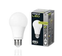Integral Ampoule LED GLS E27 non-dimmable à double capteur crépusculaire - Blanc froid 4000K, 470lm, 4,8W (équivalent 40W) - Basse consommation et idéale pour l'extérieur