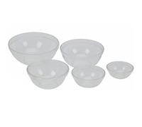 INTEGRAL BEAUTY Professionnel Esthétique - Bol Cabine Kit X5 Pvc Transparent - Lot de 5 Bols Esthétique en Plastique pour Soins de Beauté