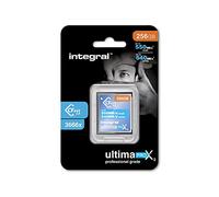 Integral Carte 256GB CFast 2.0 Haute Performance avec une vitesse de lecture jusqu'à 550MB/s et une vitesse d'écriture jusqu'à 540MB/s