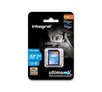 INTEGRAL Cartes SDHC/XC 256 Go UltimaPro X2 V60 UHS-II 260W/100R