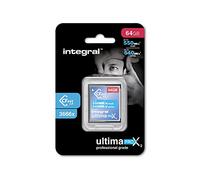 Integral Carte 64GB CFast 2.0 Haute Performance avec une vitesse de lecture jusqu'à 550MB/s et une vitesse d'écriture jusqu'à 540MB/s