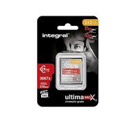 Integral Carte CFast 2.0 512 Go 6K/4K Raw 420 Mo/s Écriture soutenue, pour Travailler avec Blackmagic Pocket Cinema Camera 6K/4K, Canon EOS C200/C300 Mark II/C700, Red Komodo 6K* et Autres.