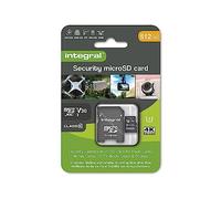 Carte de sécurité Integral Micro SD 512 Go pour caméras de bord, vidéosurveillance et drones