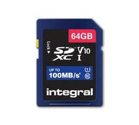 Integral - carte mémoire flash - 64 Go - SDXC UHS-I