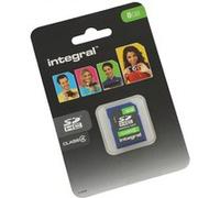 Integral - Carte mémoire flash - 8 Go - Class 4 - SDHC G