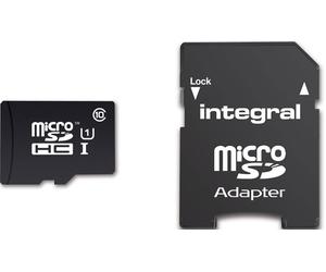 INTEGRAL Carte Micro SDHC Ultima Pro 32GB (90MB/s) (Class 10) + Adapt