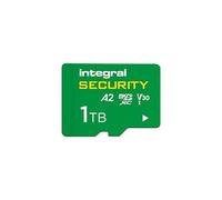Integral Carte microSD Haute Endurance 1 TB - UHS-I, V30, U3, A2, 4K pour vidéosurveillance, dashcams, sécurité Domestique - Jusqu’à 190 h d’Enregistrement en Boucle et 193 000 h en continu