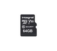 Carte mémoire Micro SD - Integral - INMSDX64G10-SEC - 64 Go - V30 - UHS-1 U3