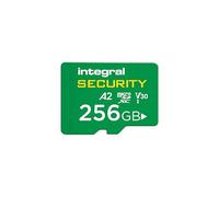 Integral Carte microSDXC haute endurance 256 GB - UHS-I, V30, U3, A2, Classe 10 - Pour vidéosurveillance, dashcams, sécurité domestique - Jusqu’à 47 h d’enregistrement en boucle et 48 000 h en continu