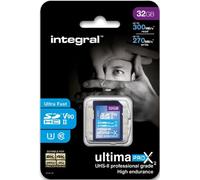 INTEGRAL Carte SDXC Ultima Pro X2 32GB V90 (300/270MB/s)