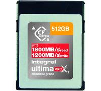 INTEGRAL Carte Cfexpress Type B 2.0 Cinematic 512Gb 1200/1800MB/s
