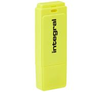 Integral - Clé 16 Go USB 2.0 - Neon - Jaune