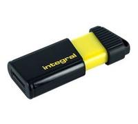 INTEGRAL - Clé USB 2.0 pulse puissance 64GB - Jaune G