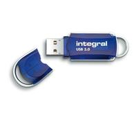 INTEGRAL Clé USB 3.0 256 Go Courier - Jusqu'à 170MB/s en lecture (1133X) / Jusqu'à 90MB/s en écriture (600X)