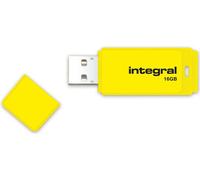 Integral - Clé USB Integral FD 16 GB Neon Geel | Soufflez un 1 pièce