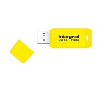 INTEGRAL Clé USB Neon - 128 Go - USB 3.0 - Jaune