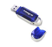Integral Courier - Clé USB - 32 Go - USB 2.0 - bleu transparent