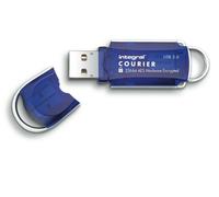 Integral Courier FIPS 197 Encrypted USB 3.0 - Clé USB - chiffré - 32 Go - USB 3.0