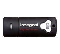 Clé USB Integral 32go Crypto-140-2 256-Bit 3.0 USB Mémoire Flash Drive cryptée - Certifiée FIPS 140-2 Niveau 3, protection attaques de mot de passe par force brute & Design étanche
