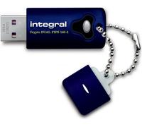 Integral Crypto Dual - Clé USB - chiffré - 16 Go - USB 3.0 - FIPS 140-2 Level 3