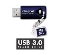 Integral Crypto Dual FIPS 140-2 - Clé USB - chiffré - 8 Go - USB 3.0 - FIPS 140-2 Level 3