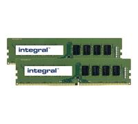 Integral CT2K8G4DFRA266-IN Lot de 2 modules de mémoire DDR4, capacité 8 Go, facteur de forme DIMM 288 broches, vitesse 2666 MHz/PC4-21300, hauteur 31,3 mm, sans tampon