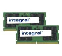 Integral 64GB Kit (2x32GB) DDR5 RAM 4800MHz SODIMM Module de mémoire pour ordinateur portable, notebook, MacBook