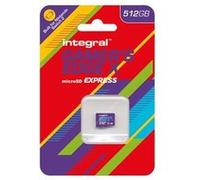Integral Gamer's Edge X - Carte mémoire flash - 512 Go - A1 / Video Class V30 / UHS-I U3 / Class10 - microSDXC Express