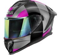 Intégral GIVI 50.3 Vision Lady Noir Titane Fuchsia taille S