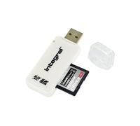 Integral INCRSDNRP lecteur de carte mémoire USB 2.0 Blanc